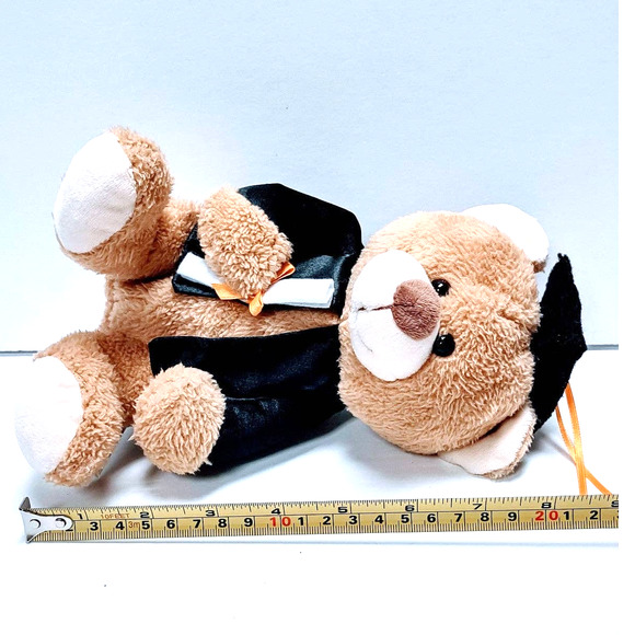 Graduation Bear with Cap and Gown - Picture 3 of 5